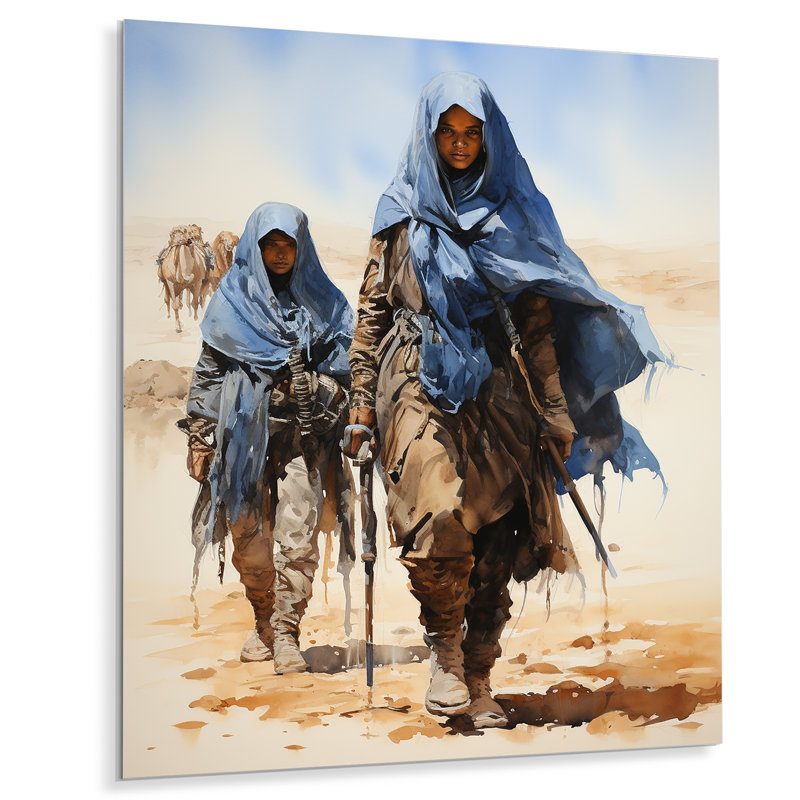 Art tribal africain tribu touareg Sahara I, H 20 po x l 12 po x P 1 po