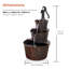 Outdoor Acrylic Floor Fountain