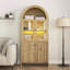 Armoire en dôme moderne en bois aggloméré inspiré de la technologie - Une combinaison intelligente de rangement pour les collations et d'éclairage à DEL.-910242735