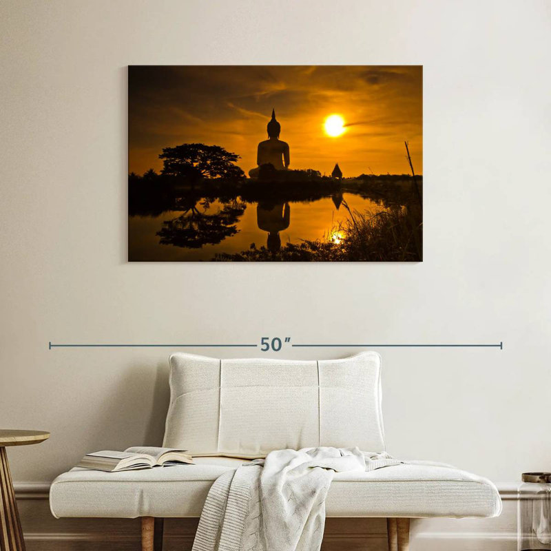 Adella Sunset Buddha, 26" H x 39" W