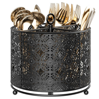 360° Rotating Utensil Caddy Countertop