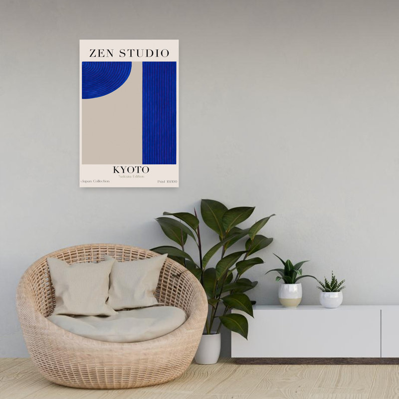 Contemporary Art Abstract Contemporary Geometric Architecture Wall Art by Treechild - Wrapped Canvas Print