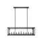 Lustre rectangulaire 9 lumières pour îlot de cuisine-728283367