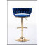 Tabourets de bar pivotants confortables avec repose-pieds chromé et hauteur réglable pour les cuisines et les bars modernes-323231633-323231639