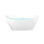 Baignoire de trempage autoportante en acrylique 59 po. X 31 po. Gtbt0014