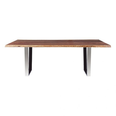 Live Edge 84" Walnut Solid Wool Pedestal Dining Table Top