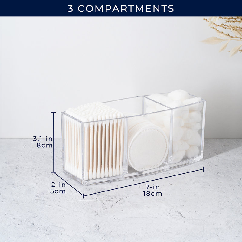 Nathyn Acrylic Compartment Makeup Organiser