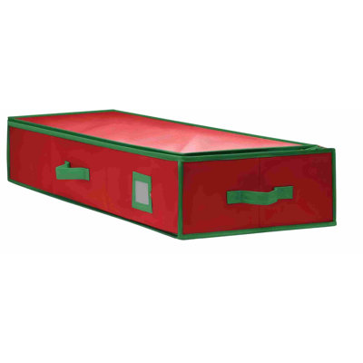 Premium Wrapping Paper Organizer Storage,Red