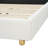 Modern Bouclé Upholstered Platform Bed with Extra-Thick Headboard-123862943