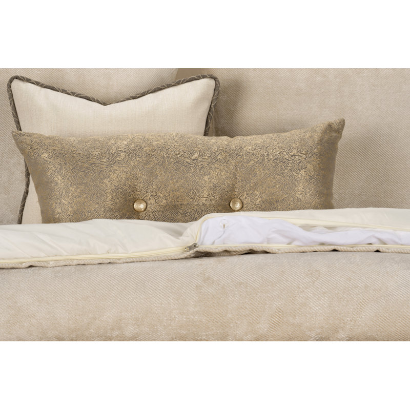 Rhythm And Rhyme Luxury Duvet Cover & Insert Set, King Duvet Cover + 2 Throw Pillows