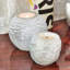 Glaciers Set Of 3 Selenite Crystal Sphere Candleholder