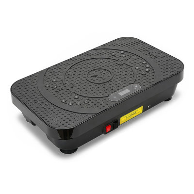 High-Frequency Vibration Plate 10 Auto / 200 Manual Speed Settings, Includes Resistance Bands & Yoga Straps