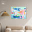 Art mural abstrait coloré sur toile Peaceful Haven par Art Remedy-104352801-104352809