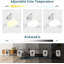 Remote-Controlled Socket Fan Lights: 16 Inch Ceiling Fans with Lights