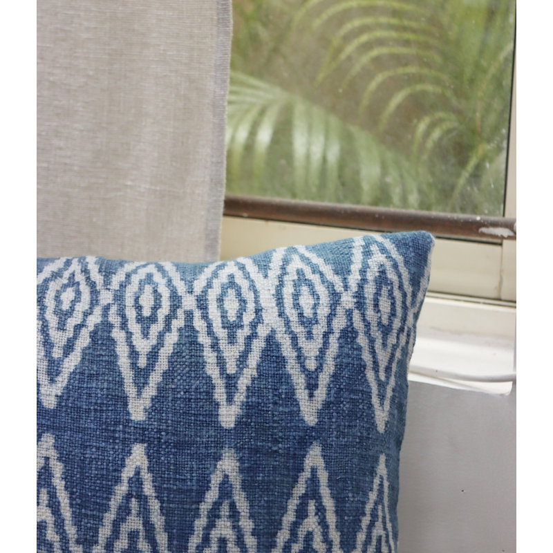 Nira Indigo Square Pillow Cover