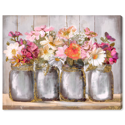 Collection Wild Flower, toile d'automne sur toile Glam Farmhouse Art par Art Remedy