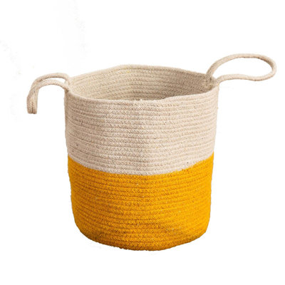Cache-pot en fibres naturelles