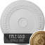 Médaillon de plafond Endurathane Carlsbad, DE 31 1/8 po x P 1 1/2 po (pour auvents jusqu'à 5 1/2 po), finition or pâle peinte à la main-28575446