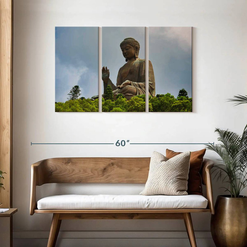 Bouddha Adella, H 28 po x l 45 po