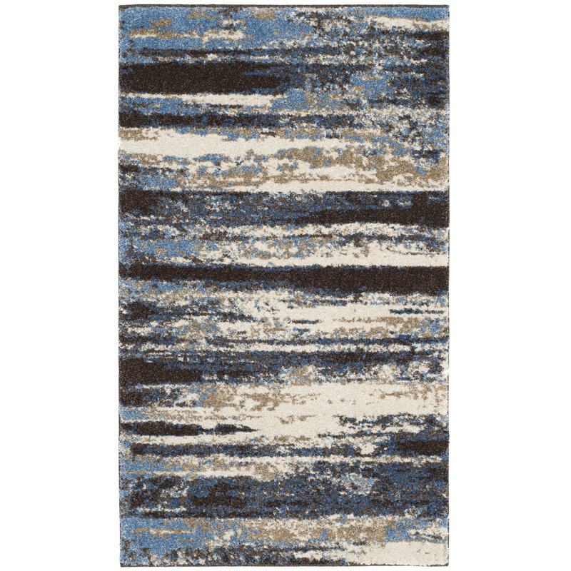 Hatsuye Performance Abstract Rug, Rectangle 3' x 5'