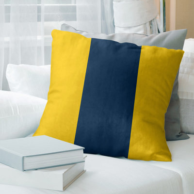 Leather/Suede Reversible Throw Pillow