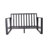 Double Sofa + Rectangular Coffee Table, Cushions-601237374-601237372