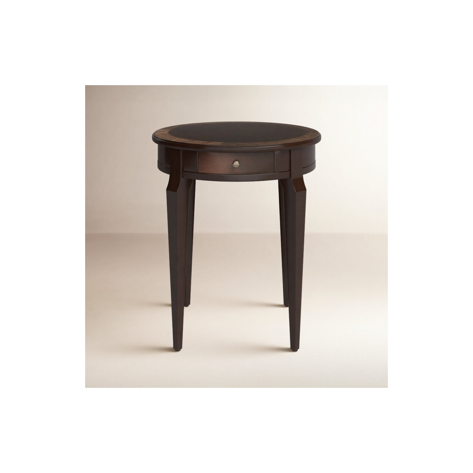 Amberwood End Table with Storage, Cherry Nouveau