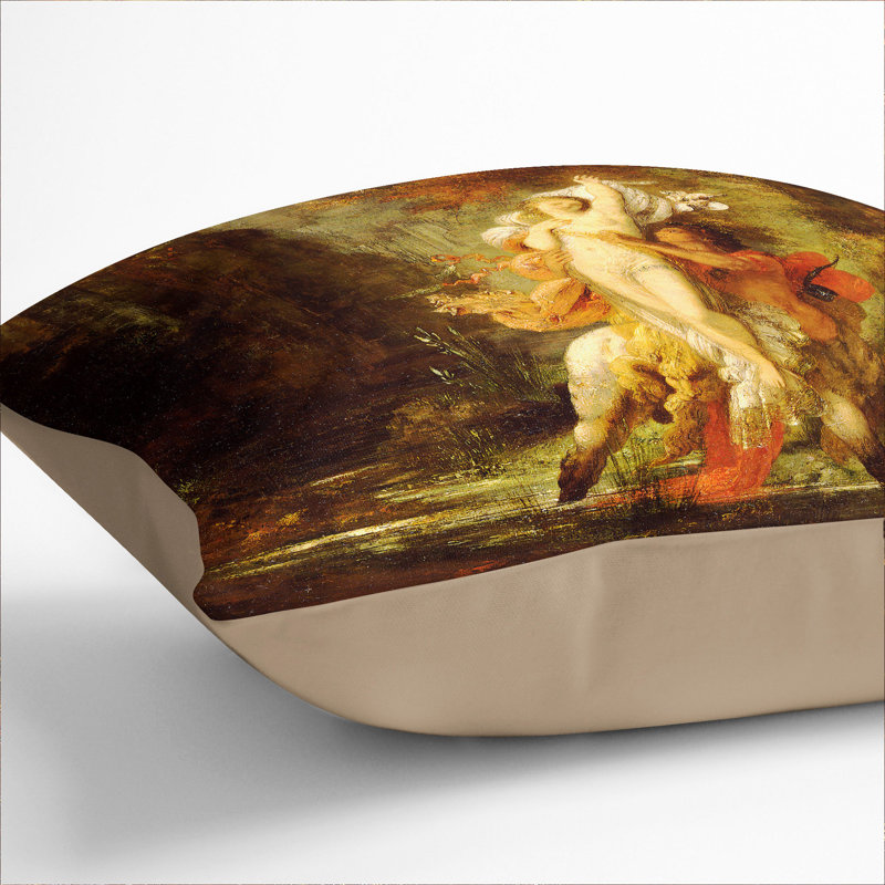 Square Cushion, Stone, 55cm H x 55cm W x 20cm D