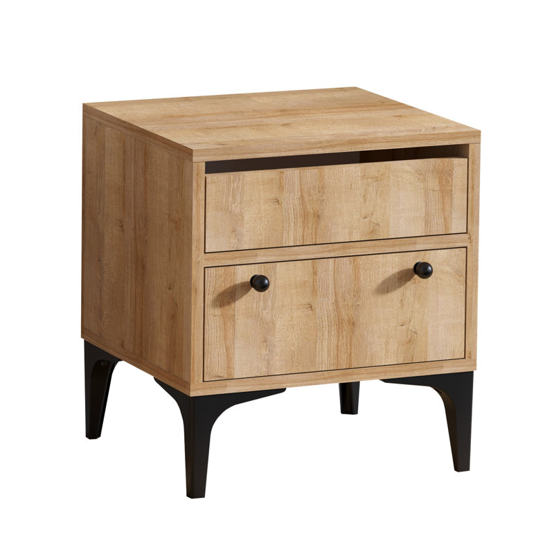 Quezada 45 cm W Bedside Table