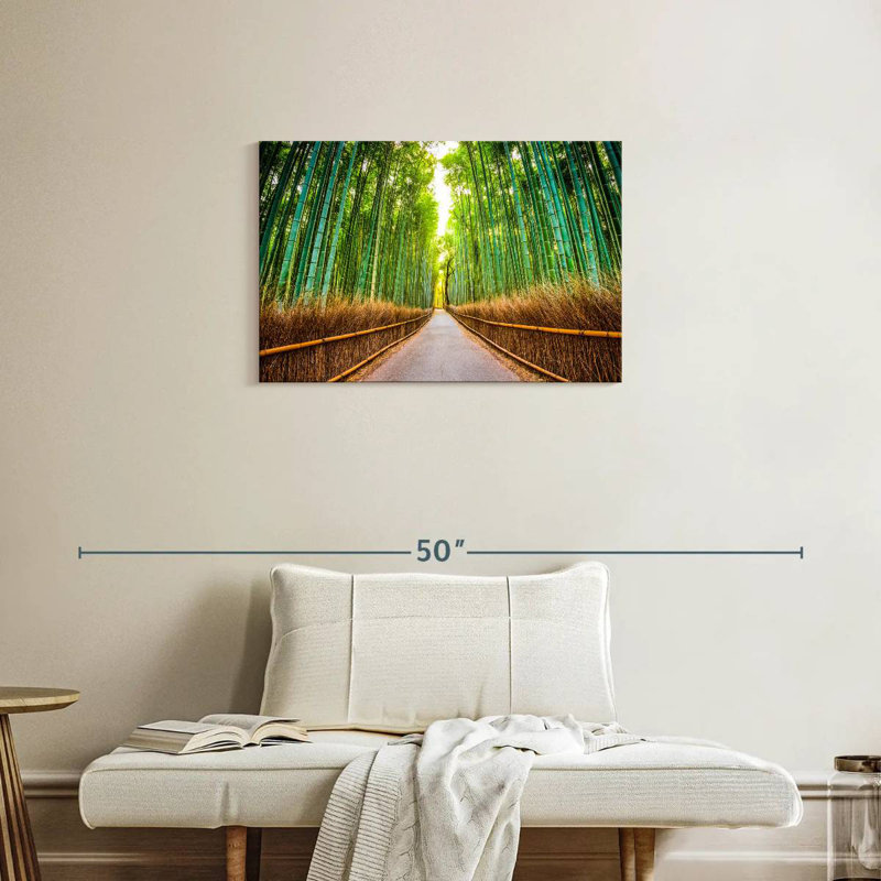 Passerelle en bambou Alvord à Kyoto, H 20 po x l 30 po