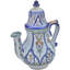 Théière en céramique Mid-Century à motif andalou