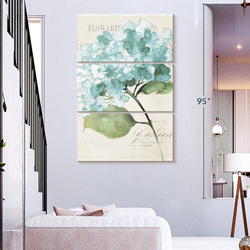 Harnek antique floral I bleu rétro