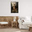 «Bunny in Nature», toile flottante encadrée grise par Petal Prints Design-1026480729-1026480731