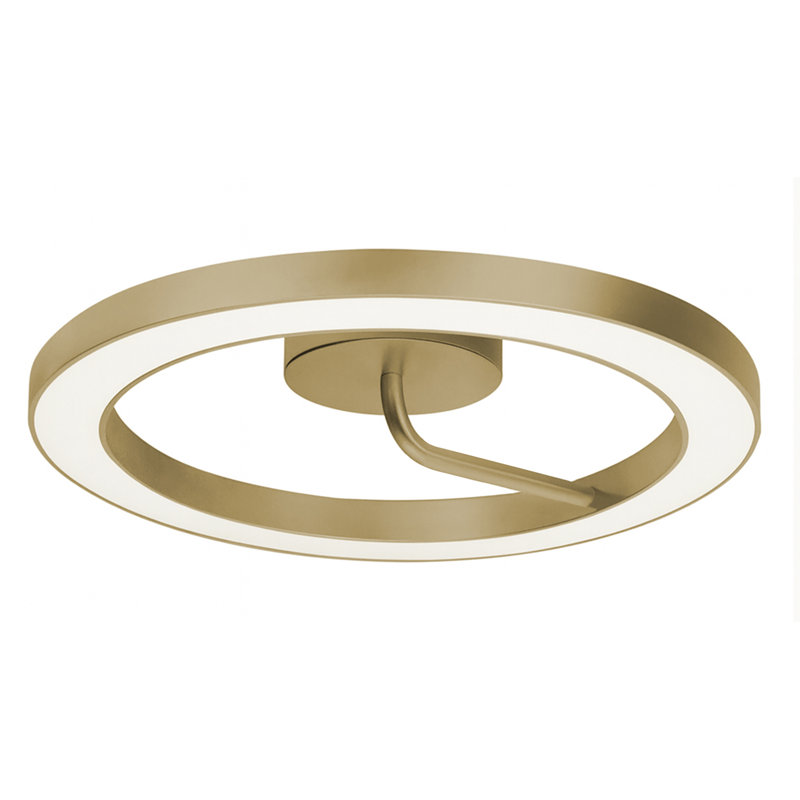 Franke 18'' LED Flush Mount - Light Antique Brass, Light Antique Brass