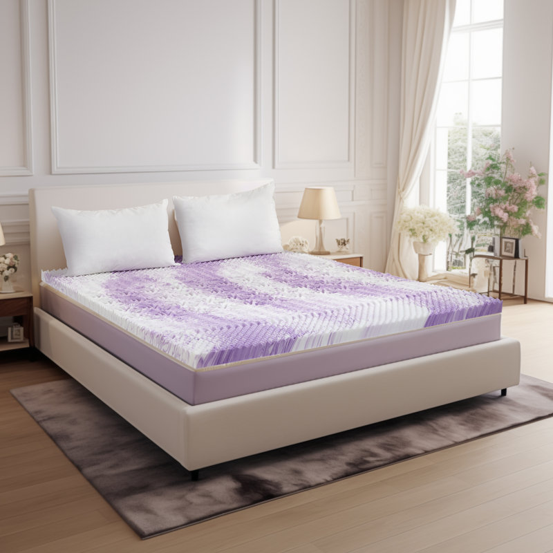Surmatelas en mousse à mémoire de forme 5 po Arlott, Très grand