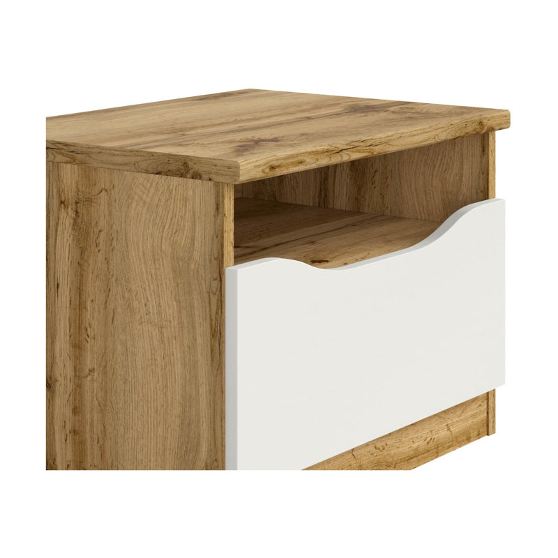 50cm W Composite Bedside Table