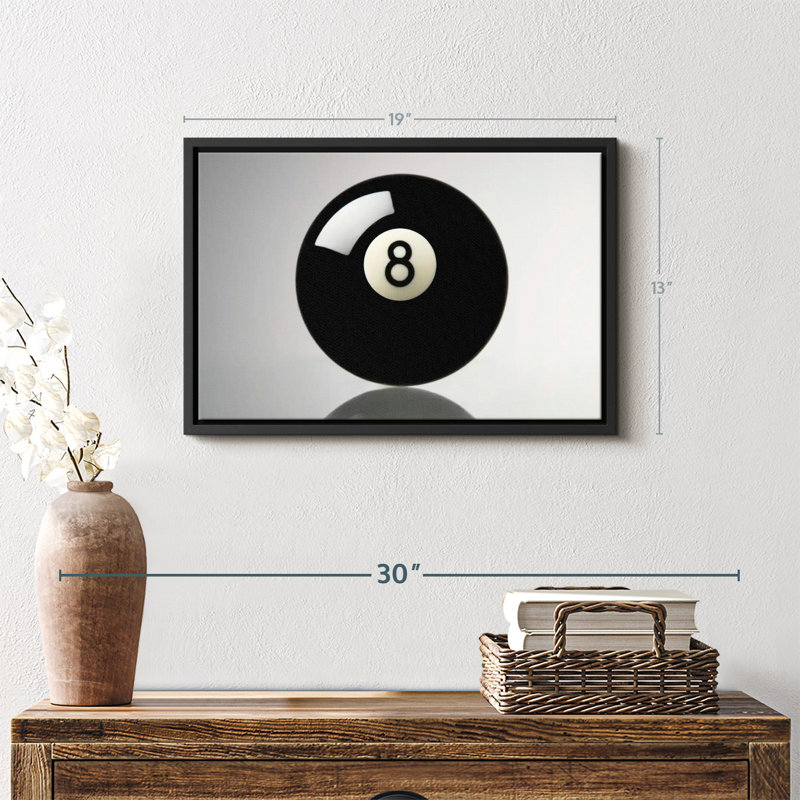 «Pool Ball», reproduction sur toile, H 13 po x l 19 po