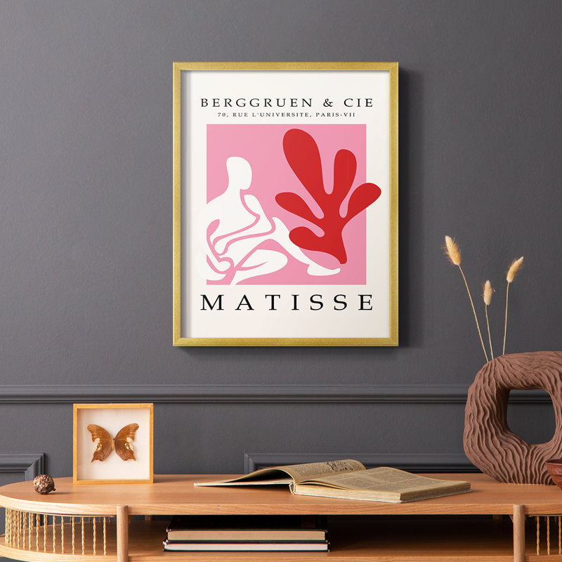 Matisse Cxxiv, reproduction encadrée - bois massif