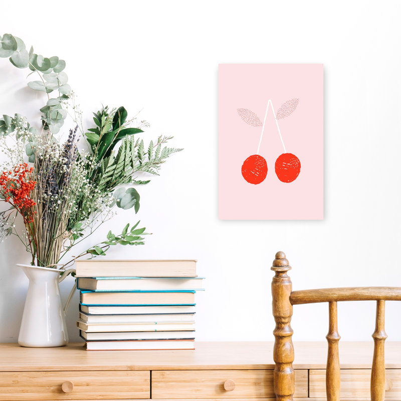 Sweet Red Cherries by Aislinn Simmonds - Wrapped Canvas Print, 45.72 cm H x 30.48 cm W