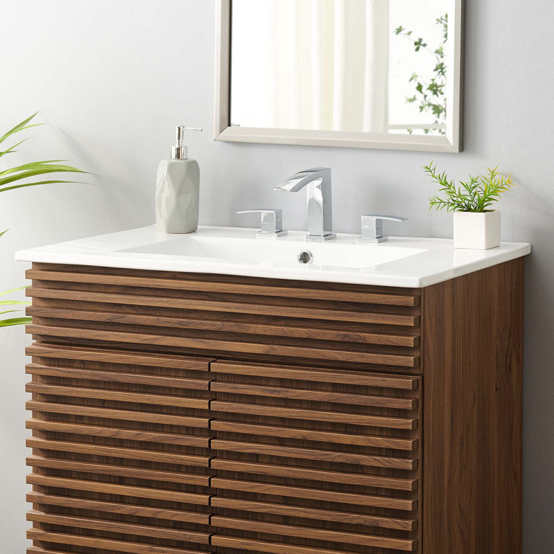 Modway Cayman 30" Bathroom Sink, White