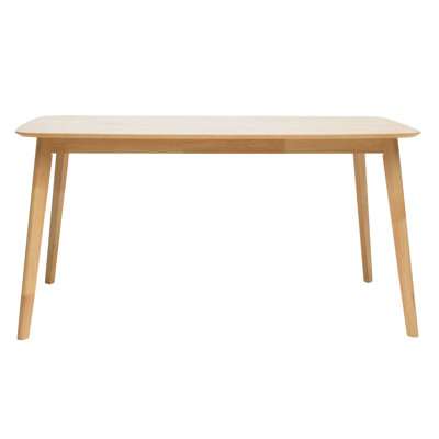 Charming Mid-Century Dining, 34.5" Width, Faux Wood Surface, Assembly Needed Beautiful Style Table, Solid Framework, Depth Option