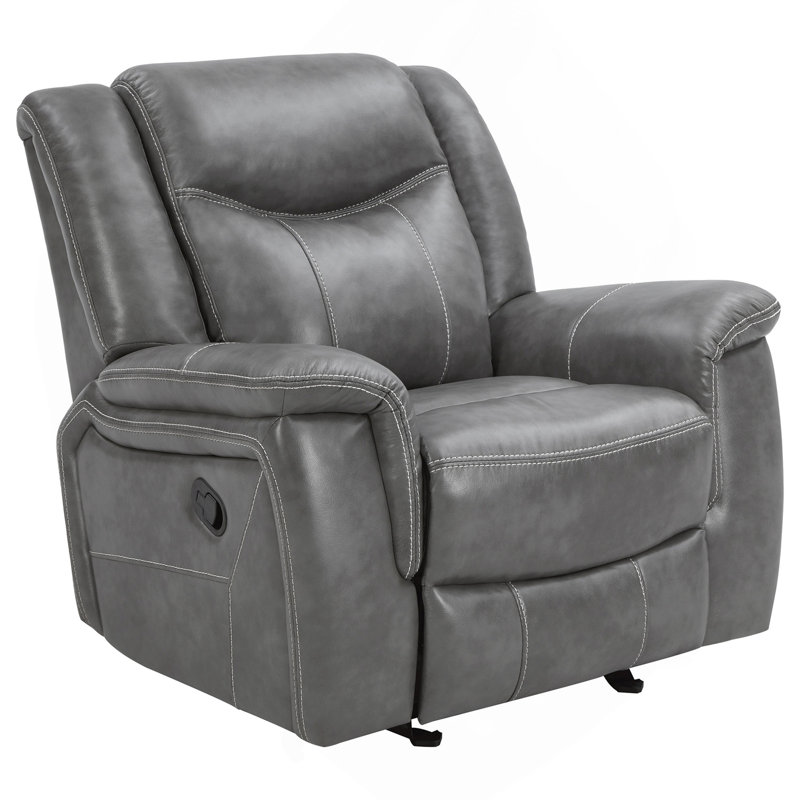 Fauteuil inclinable avec accoudoirs rembourrés et rembourrés Encino