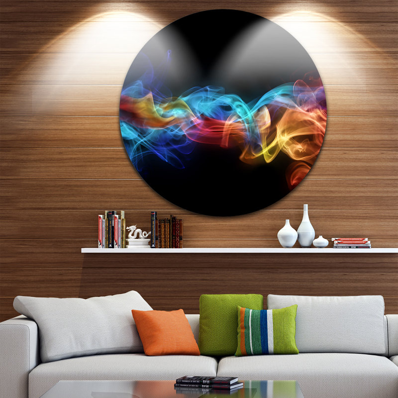 «Fire in Colors», impression sur métal, H 23 po x l 23 po x P 1 po