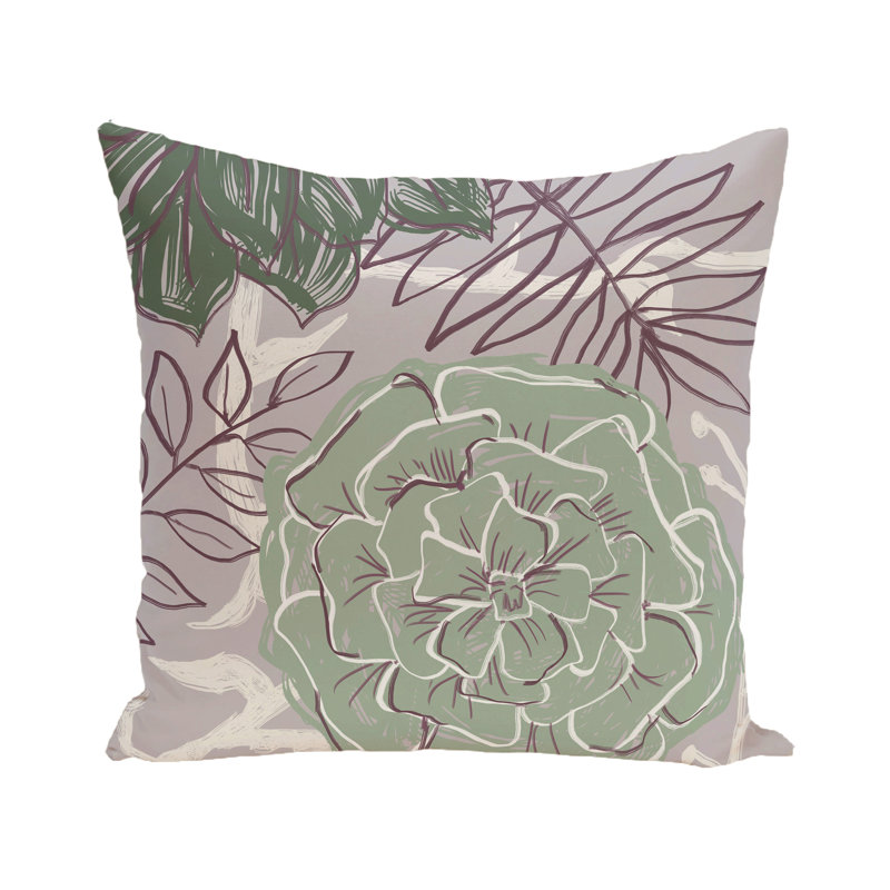  Housse et insert de coussin extérieur carré / rectangulaire, H 20 po x l 20 po, Céleri pâle
