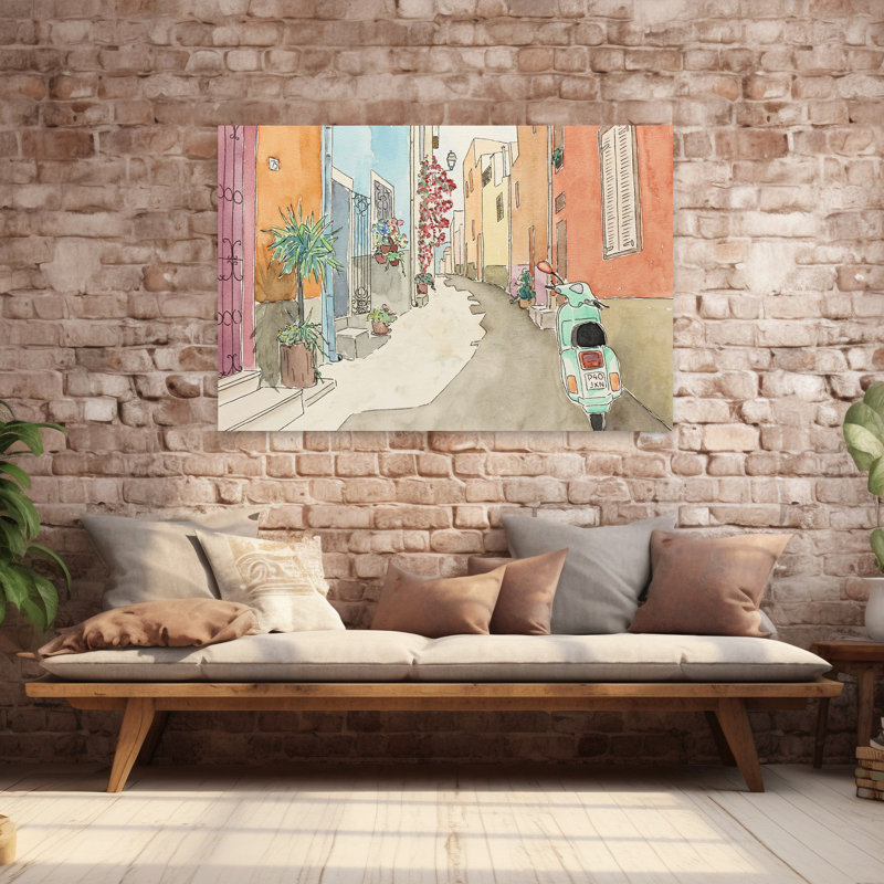 1 Piece Wrapped Canvas Wall Art, 101.6 cm H x 152.4 cm W