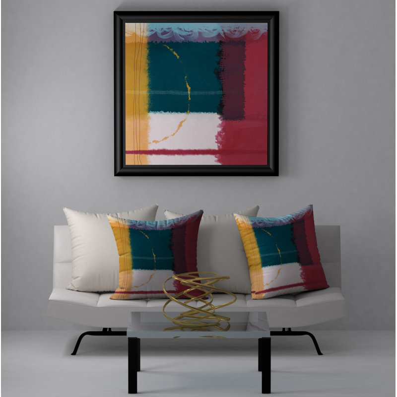  Housse et insert de coussin carré Repute Safety, 24" X 24"