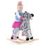 Chaise berçante Aoife Zebra