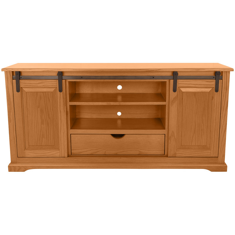Meuble télé 70 po, Chêne moyen moyen, H 32 po x L 18 po x l 70 po