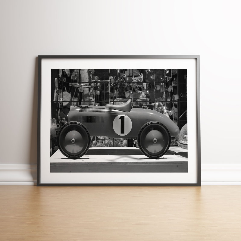 Retro Pedal Car by Vouvart - Single Picture Frame Print