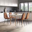 Dining Chairs Upholstered Fabric Seat Kitchen Dining Room Furniture, UKFR Certified-13713267-249632787